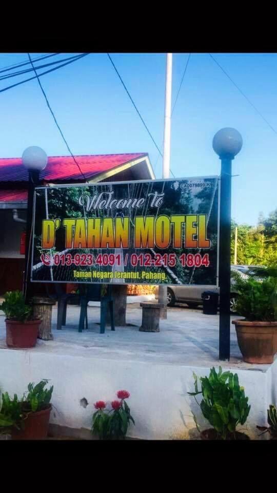 Dtahan Motel Taman Negara Kuala Tahan Exteriér fotografie
